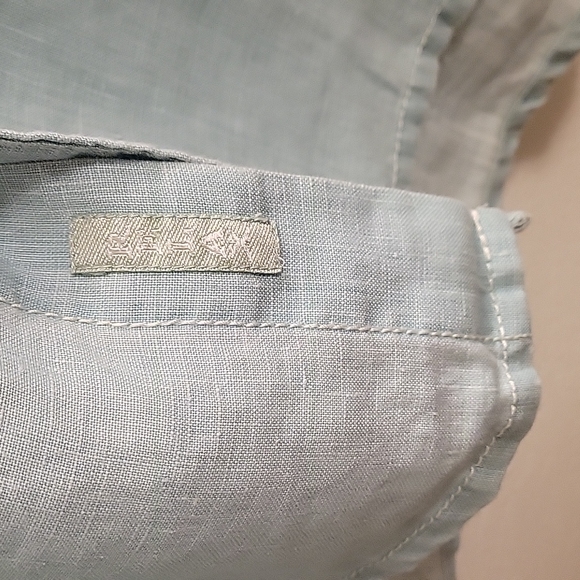 Tommy Bahama Linen Button-down - Aqua - Medium - Picture 10 of 14